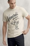 Blackout Aperitivo Cin Cin,T-Shirt σε Εκρού Χρώμα