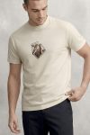 Vintage Card Stack,T-Shirt σε Εκρού Χρώμα