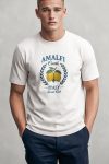 Amalfi Lemon, Μπλούζα T-Shirt σε Λευκό Χρώμα