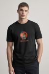 Sunset Van Club,T-Shirt σε Μαύρο Χρώμα