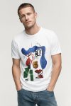 Abstract Face,T-Shirt σε Λευκό Χρώμα