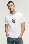 Palm Postcard Centered,T-Shirt σε Λευκό Χρώμα