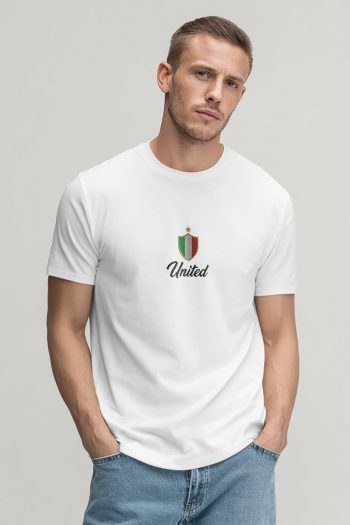 Italia Token Centered,T-Shirt σε Λευκό Χρώμα