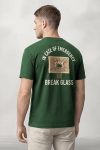 Emergency Basketball Hoop Golden,T-Shirt σε Πράσινο Χρώμα