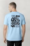 Think Outside,T-Shirt σε Γαλάζιο Χρώμα