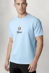 Italia Token Centered,T-Shirt σε Γαλάζιο Χρώμα