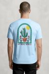 Ideal Cactus World,T-Shirt σε Γαλάζιο Χρώμα