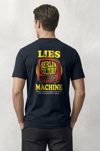 Berlin Culture Machine,T-Shirt σε Μπλε Χρώμα