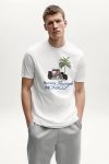 Monaco Road Trip,T-Shirt σε Λευκό Χρώμα