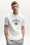 Argentina Sun Crest,T-Shirt σε Λευκό Χρώμα
