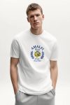 Amalfi Lemon Centered,T-Shirt σε Λευκό Χρώμα