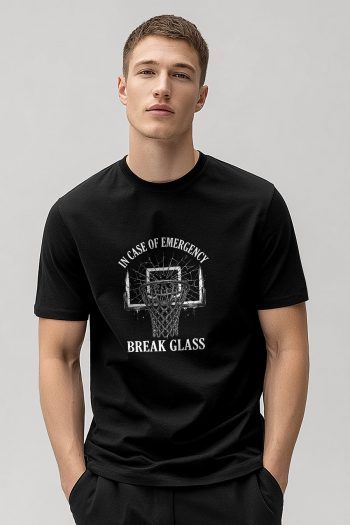 Break Glass Basketball,T-Shirt σε Μαύρο Χρώμα