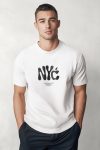Blackout NYC, Μπλούζα T-Shirt σε Λευκό Χρώμα