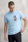 Palm Postcard,T-Shirt σε Γαλάζιο Χρώμα