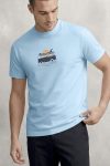 Coastal Camper Van,T-Shirt σε Γαλάζιο Χρώμα