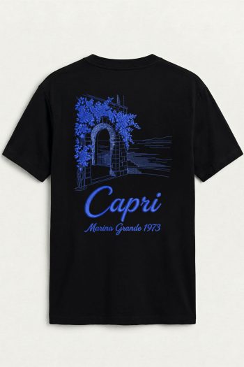 Capri Blue Gate,T-Shirt σε Μαύρο Χρώμα