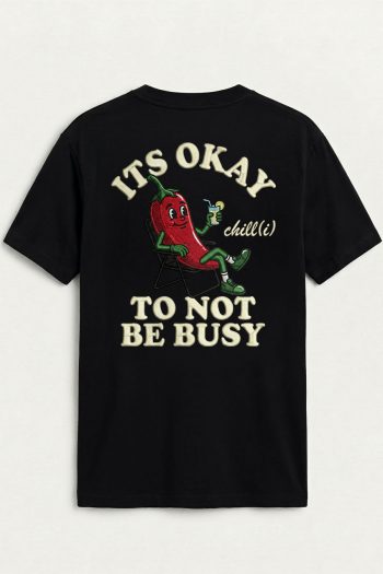Chilled Pepper Chair,T-Shirt σε Μαύρο Χρώμα
