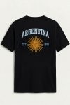 Argentina Sun Varsity,T-Shirt σε Μαύρο Χρώμα