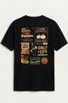 Ramen Poster Collage,T-Shirt σε Μαύρο Χρώμα