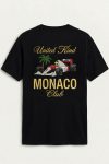 Monaco UK Racing Club,T-Shirt σε Μαύρο Χρώμα