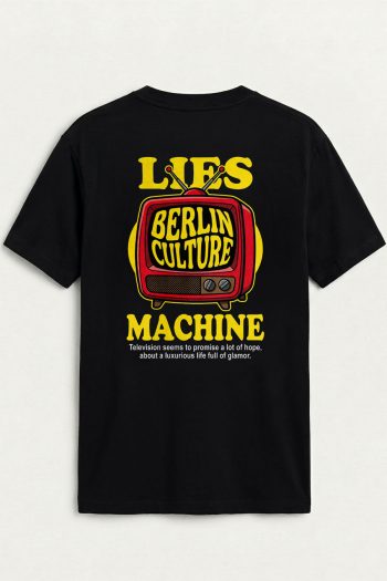 Berlin Culture Machine,T-Shirt σε Μαύρο Χρώμα