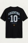 Argentina Ten Jersey,T-Shirt σε Μαύρο Χρώμα