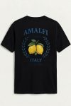 Amalfi Lemon Crest,T-Shirt σε Μαύρο Χρώμα