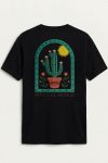 Ideal Cactus World,T-Shirt σε Μαύρο Χρώμα