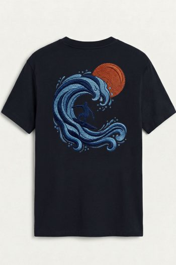 Great Wave Surfer, Μπλούζα T-Shirt σε Μπλε Χρώμα
