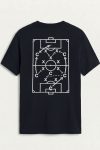 Football Strategy Diagram,T-Shirt σε Μπλε Χρώμα