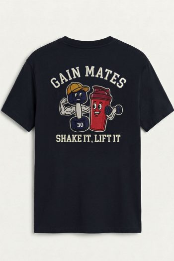 Gain Mates,T-Shirt σε Μπλε Χρώμα