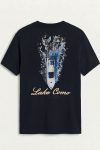 Lake Como Boat Splash,T-Shirt σε Μπλε Χρώμα