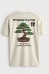 Returning Nature Bonsai, Μπλούζα T-Shirt σε Εκρού Χρώμα