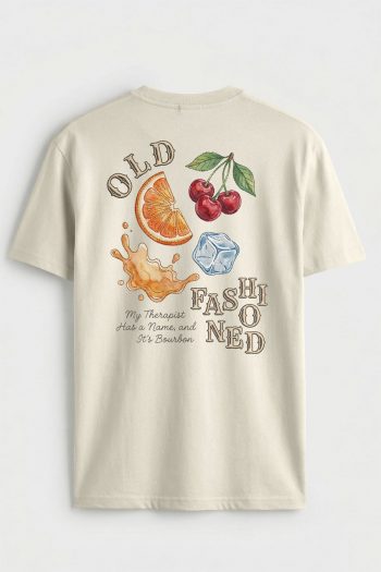 Old Fashioned Fruit Collage,T-Shirt σε Εκρού Χρώμα