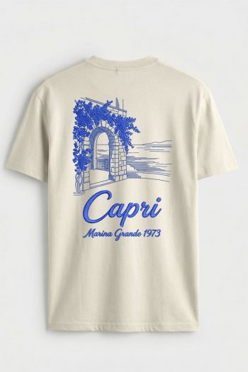Capri Blue Gate,T-Shirt σε Εκρού Χρώμα