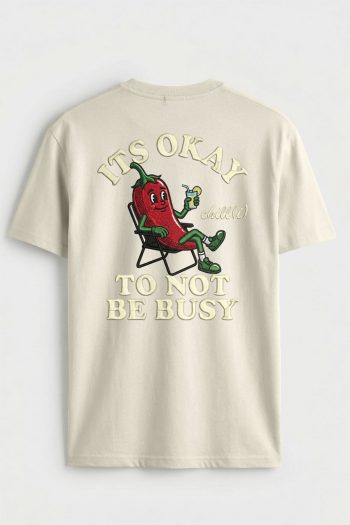 Chilled Pepper Chair,T-Shirt σε Εκρού Χρώμα
