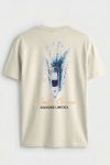 Lake Como Boat Splash,T-Shirt σε Εκρού Χρώμα