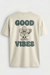 Good Vibes Daisy,T-Shirt σε Εκρού Χρώμα