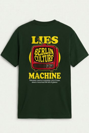 Berlin Culture Machine,T-Shirt σε Πράσινο Χρώμα