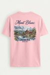 Mont Blanc Landscape,T-Shirt σε Ροζ Χρώμα
