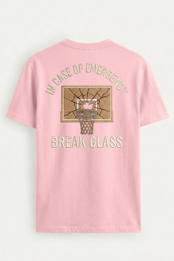 Emergency Basketball Hoop Golden,T-Shirt σε Ροζ Χρώμα