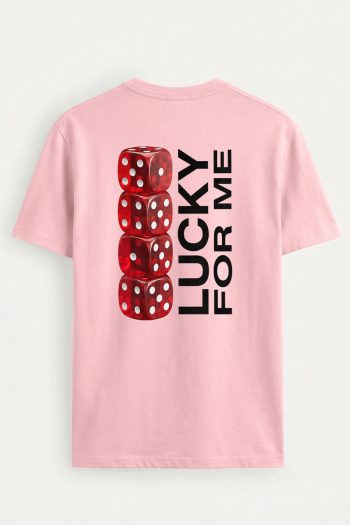 Lucky Dice Stack,T-Shirt σε Ροζ Χρώμα