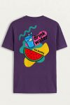 Drink Water Eat Fruit,T-Shirt σε Μωβ Χρώμα