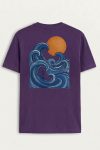 Blue Wave Sun,T-Shirt σε Μωβ Χρώμα