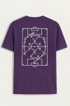 Football Strategy Diagram,T-Shirt σε Μωβ Χρώμα