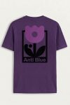 Anti Blue Flower Mark,T-Shirt σε Μωβ Χρώμα