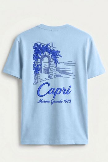 Capri Blue Gate,T-Shirt σε Γαλάζιο Χρώμα