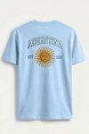 Argentina Sun Varsity,T-Shirt σε Γαλάζιο Χρώμα
