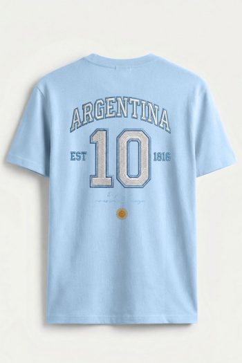Argentina Ten Jersey,T-Shirt σε Γαλάζιο Χρώμα