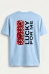 Lucky Dice Stack,T-Shirt σε Γαλάζιο Χρώμα